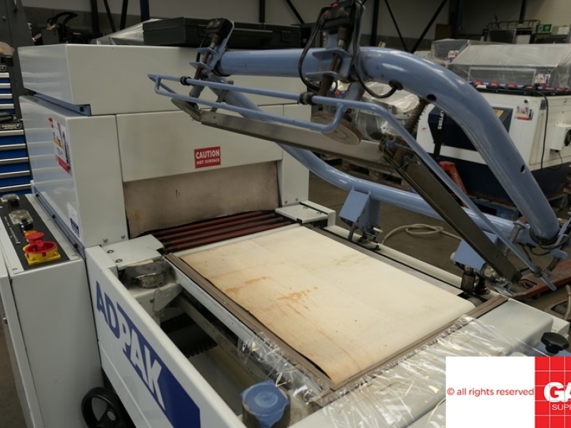 Used Other Machinery Adpak SP 4521 PCA semi automatic heat shrink ...