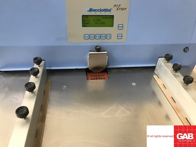 Used Other Machinery automatic card creasing and perforating machine ...