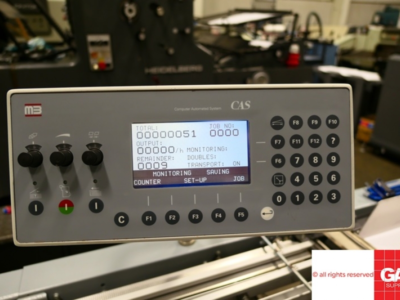 Used folder machines MB Multimaster CAS 38 paper folder - automated ...
