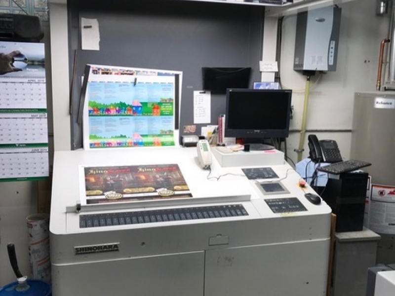Four colour used offset printing machines Shinohara 466-IVP four colour ...